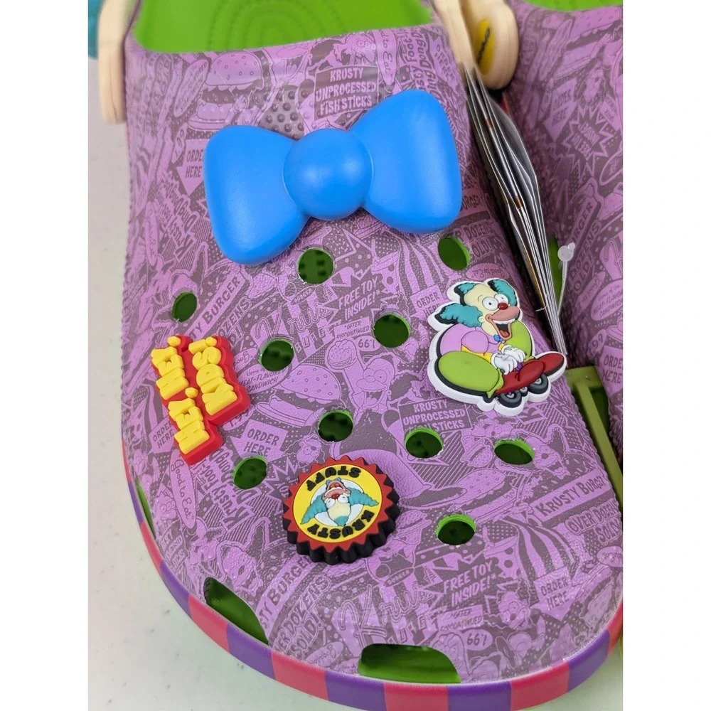 Crocs x The Simpsons Krusty the Clown Mens Size 10 Womens Size 12 Classic Clog